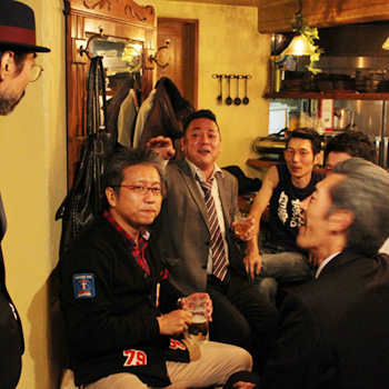 遅れて合流。きんぱ。